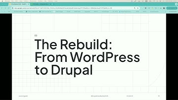 WordPress to Drupal - A Migration Survival Guide | DrupalCon Atlanta 2025