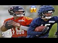 Caleb williams 1 pick  rome odunze connection  chicago bears rookie camp highlights