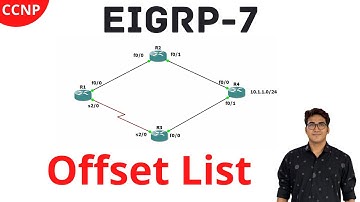 Offset List in EIGRP | EIGRP Equal Cost Load Balancing | CCNP Routes | #pmnetworking | #ccna #ccnp