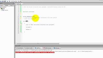 Curs 3 .Tutorial C++ : Structura unui program  C++ ( afisare pe ecran)