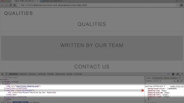 37. How to use the padding shorthand properties and adding padding to our section