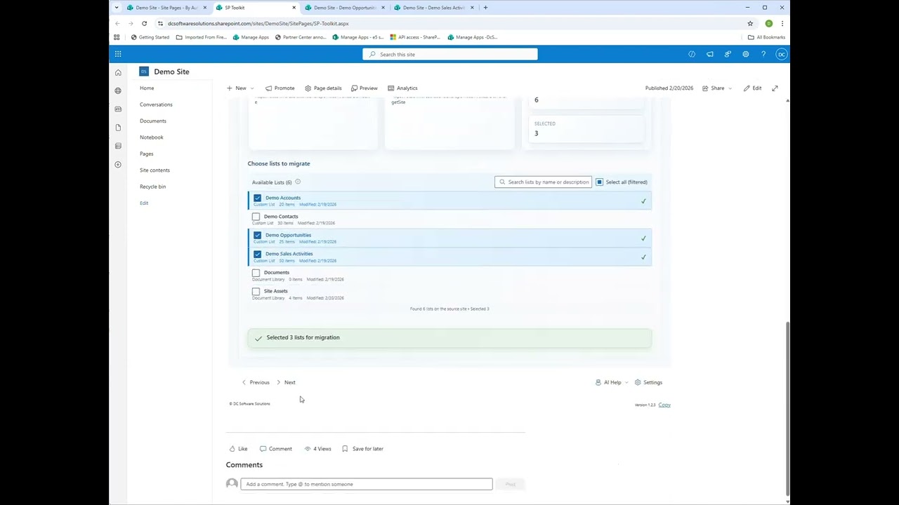 SP Toolkit — 3-minute product tour