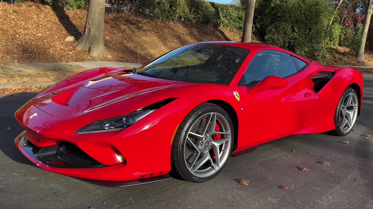 The 2020 Ferrari F8 Tributo:  Test Drive, Engine Sound, And Walk Around.