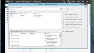 Configure Cluster Aware Updating