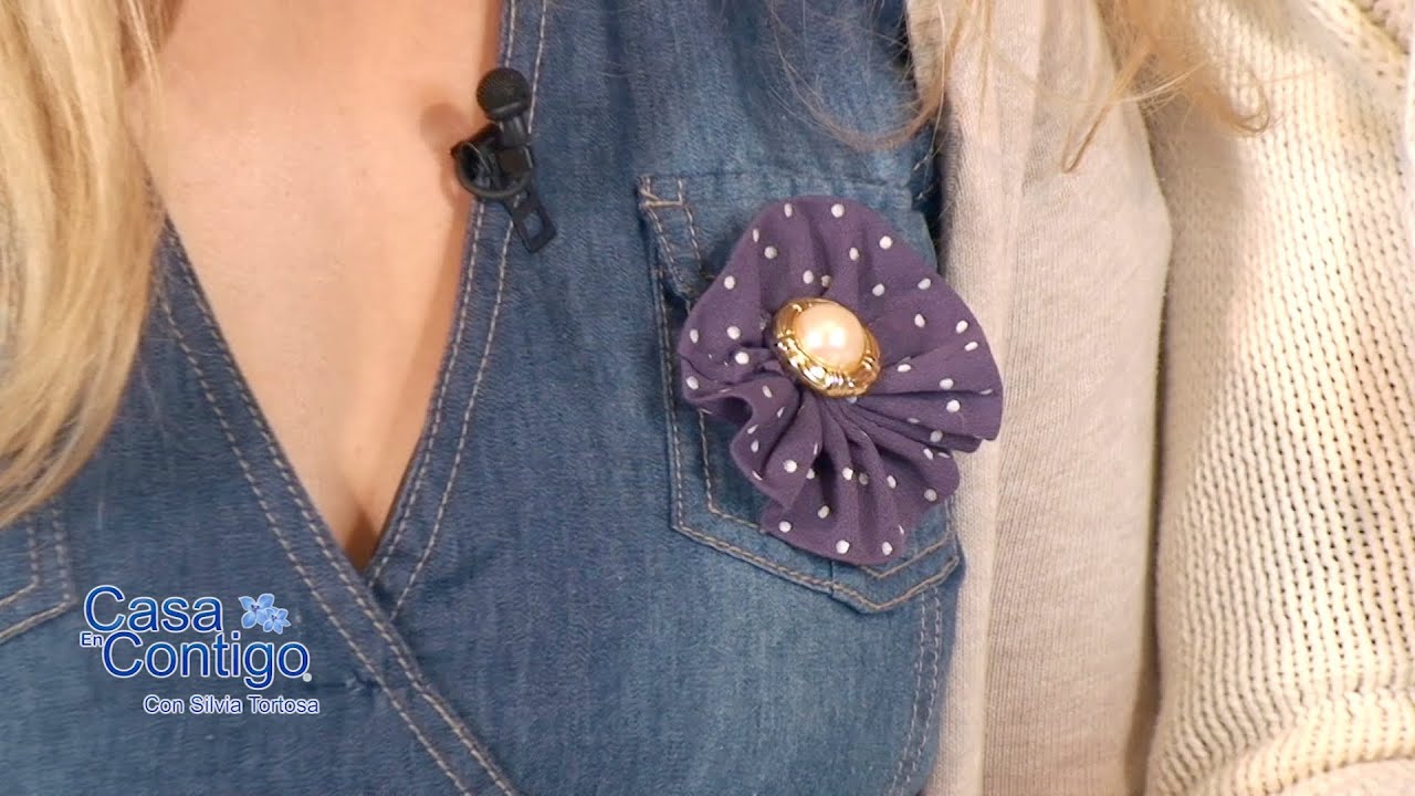 manualidades de animales Como hacer flores de tela super chic muy facil