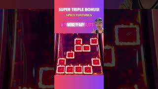 SUPER TRIPLE BONUS on SPICY FORTUNES! #slot #slotgames #slotmachines #slots #slotmachinebonus
