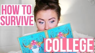 SURVIVING COLLEGE LIFE HACKS + Back to School Tips || Sarah Belle