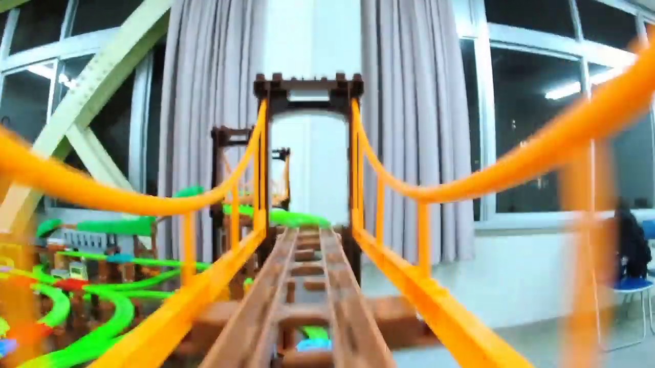 【プラレール】ぐらぐらどきどきトーマスレイアウトにちょっと音を入れてみました。