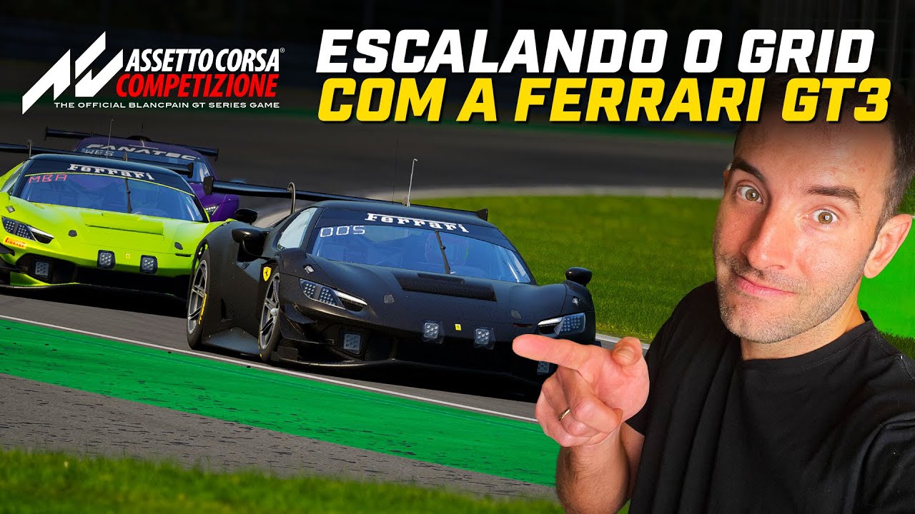Largando do fundão em Spa no Assetto Corsa Competizione