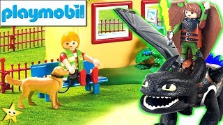 Dragons Stay at PLAYMOBIL TINY PAWS PET HOTEL