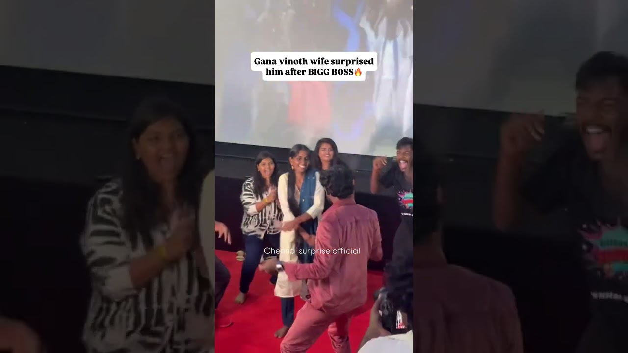 Theatre surprise for @gaanavinoth anna🔥  #biggboss #chennaisurprise #ganavinoth #surprise #vlog