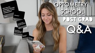 Q&A: Life updates + answering your optometry school & post-grad questions