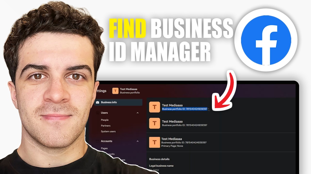 How to Find Facebook Business Manager ID - YouTube