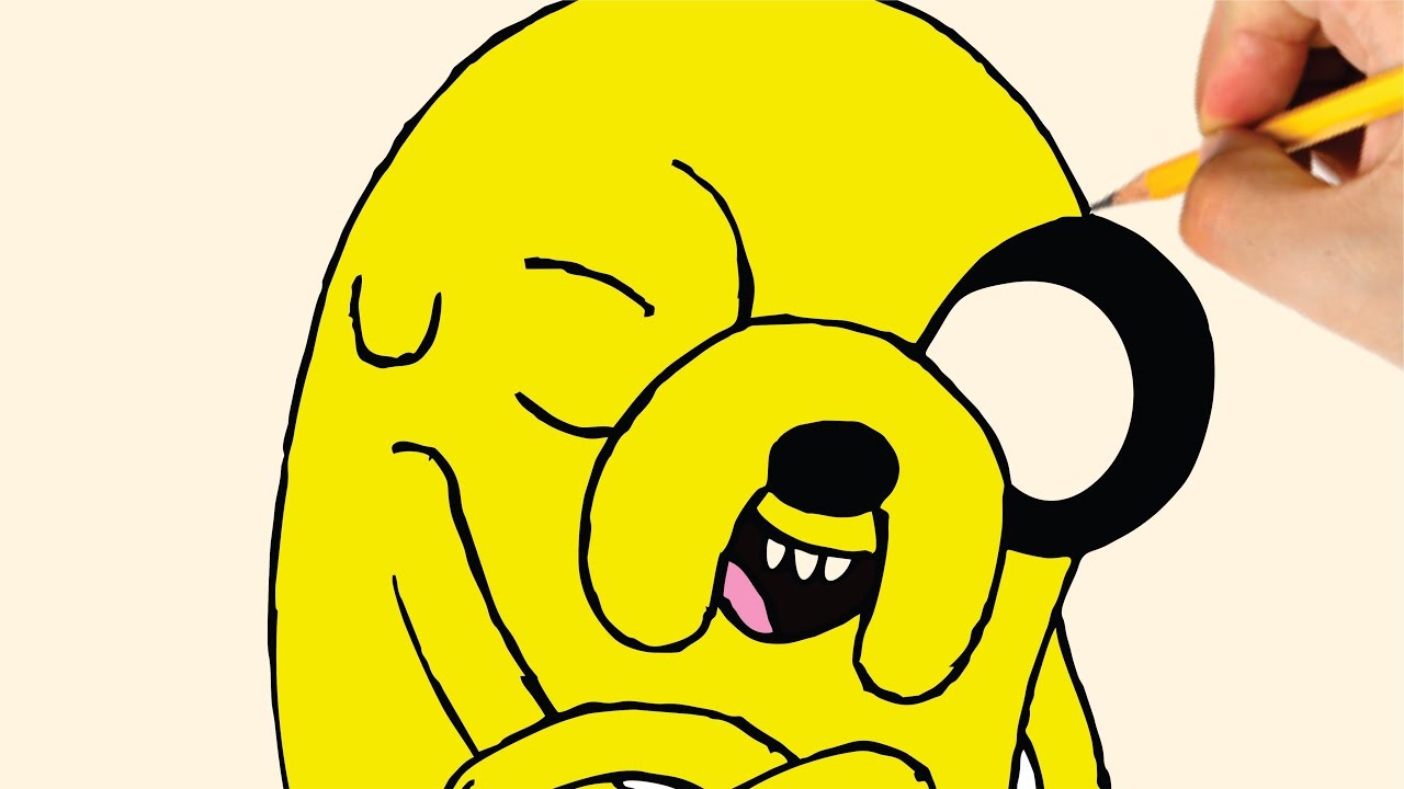 Desenhando O Jake De Hora De Aventura Youtube