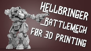 BattleMech Hellbringer 3D Model | Assembly by Gambody