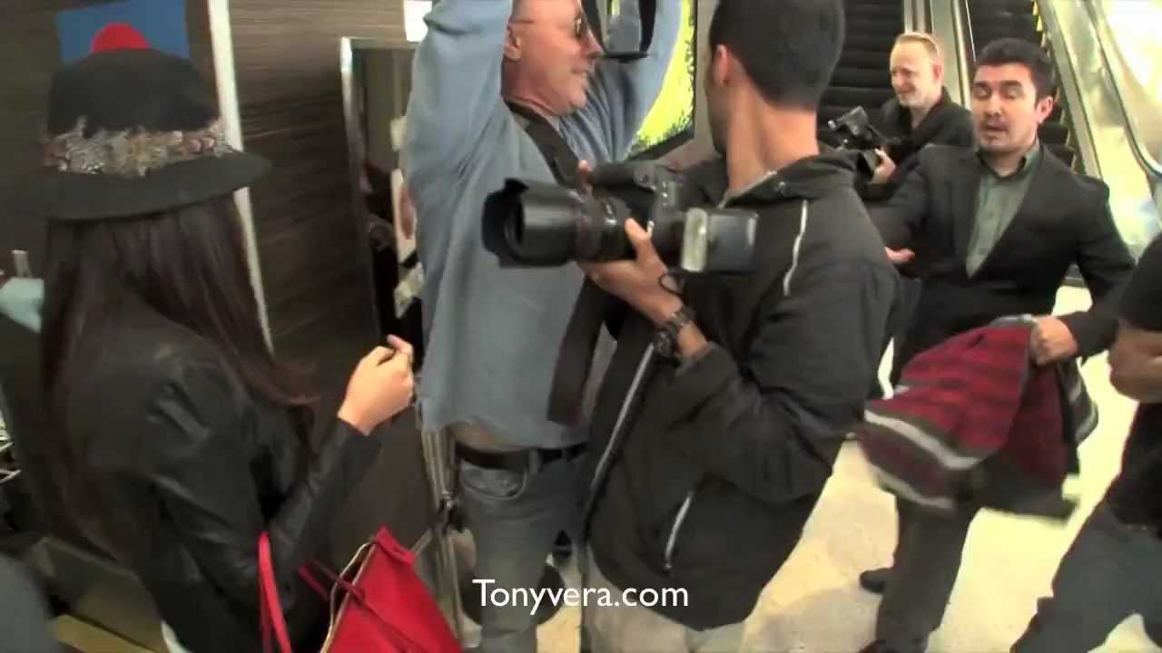 Selena Gomez on the run at LAX