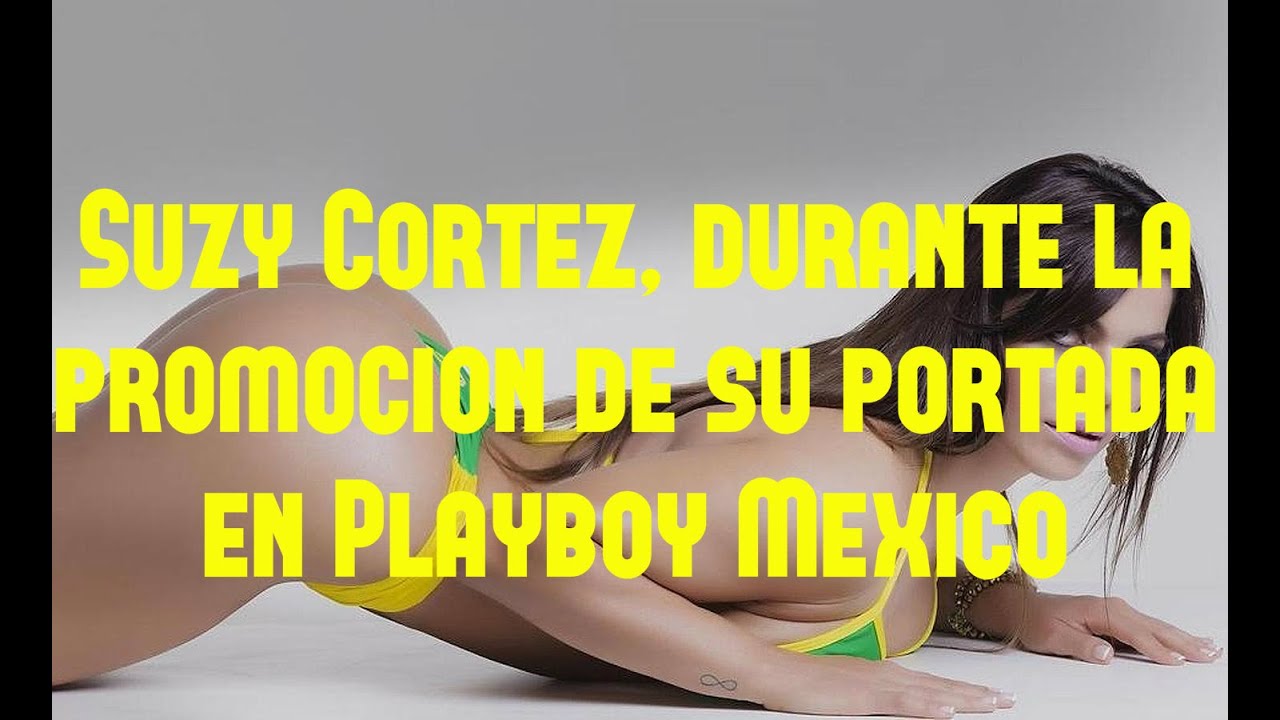 Suzy Cortez robando miradas durante la promoción de su portada en Playboy México