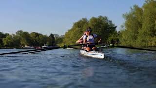 Rowing At Sir William Perkinss School Training Session On The River Thames