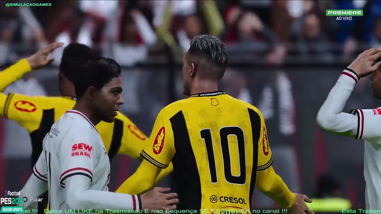 🔴PRIMAVERA x NOVORIZONTINO AO VIVO / GAMEPLAY PC 