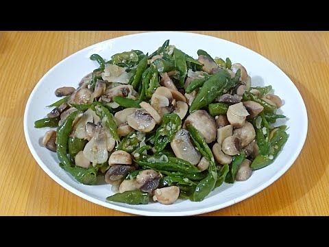 Resep Jamur Kancing Lombok Ijo