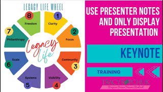 Use Presenter Notes and Only Display Presentation - Keynote for Mac