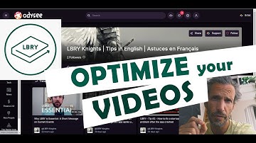 LBRY TIP #3 - How to OPTIMIZE VIDEOS and GET MORE VIEWS on Odysee or LBRY TV in 2020