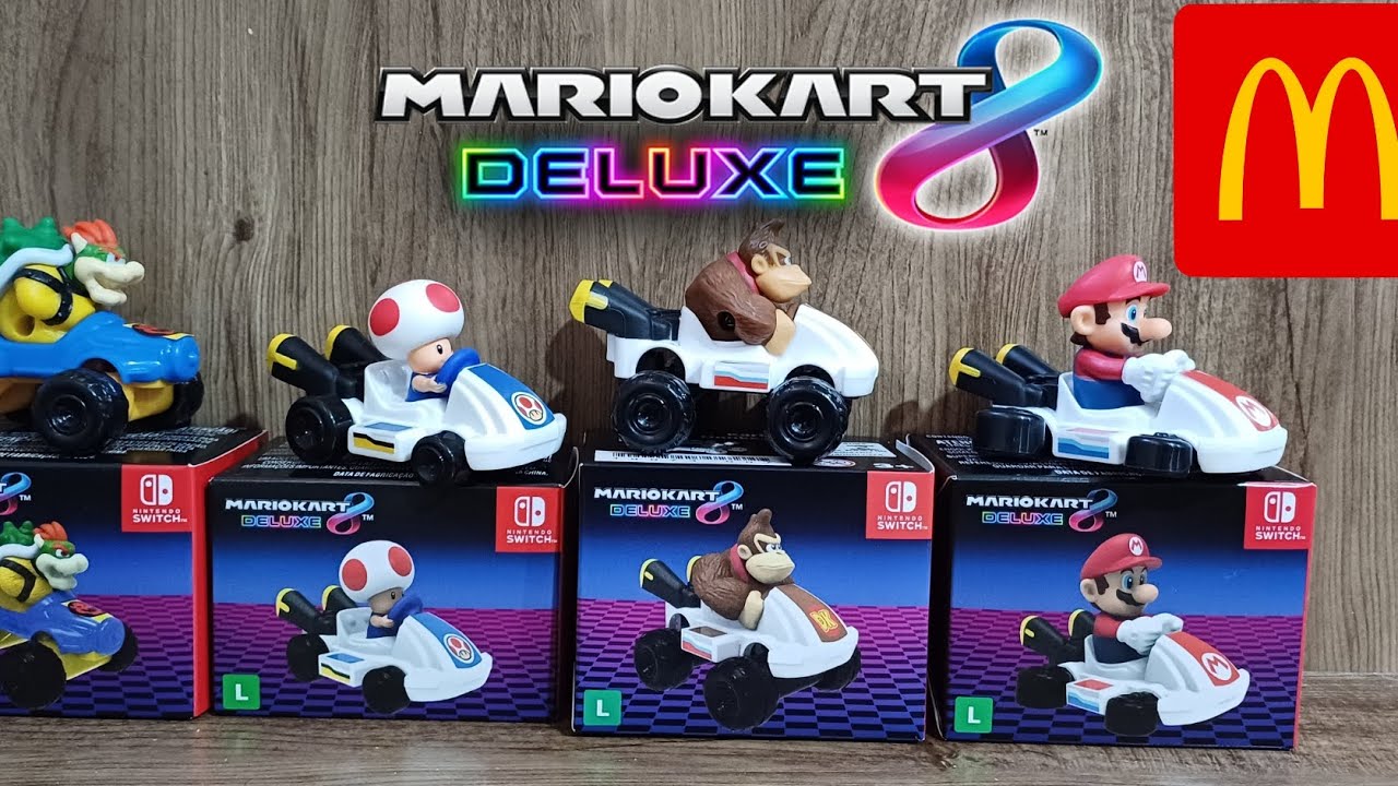 coleção Mario kart 8 deluxe mclanche feliz do McDonald's/vale a pena essa coleção?
