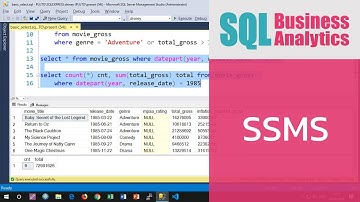 สอน SQL เบื้องต้น: การสร้าง New Query เพื่อสืบค้นข้อมูลด้วย SSMS (SQL Server Management Studio)