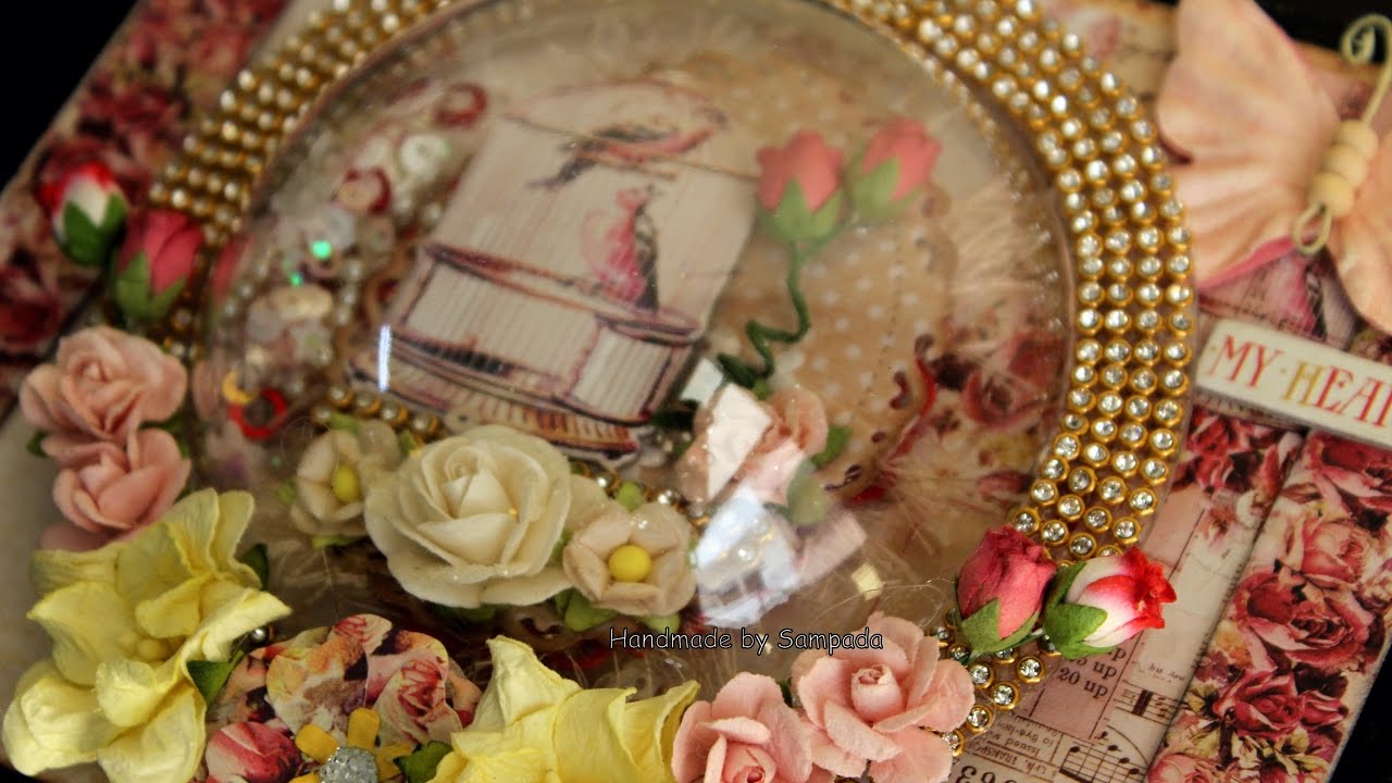 Handmade Love album | Scrapbook for Boyfriend/Husband | Prima Love clippings collectoin