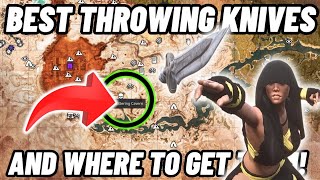 Super Underrated Weapon! BEST Throwing knives and where to get them! - Conan Exiles