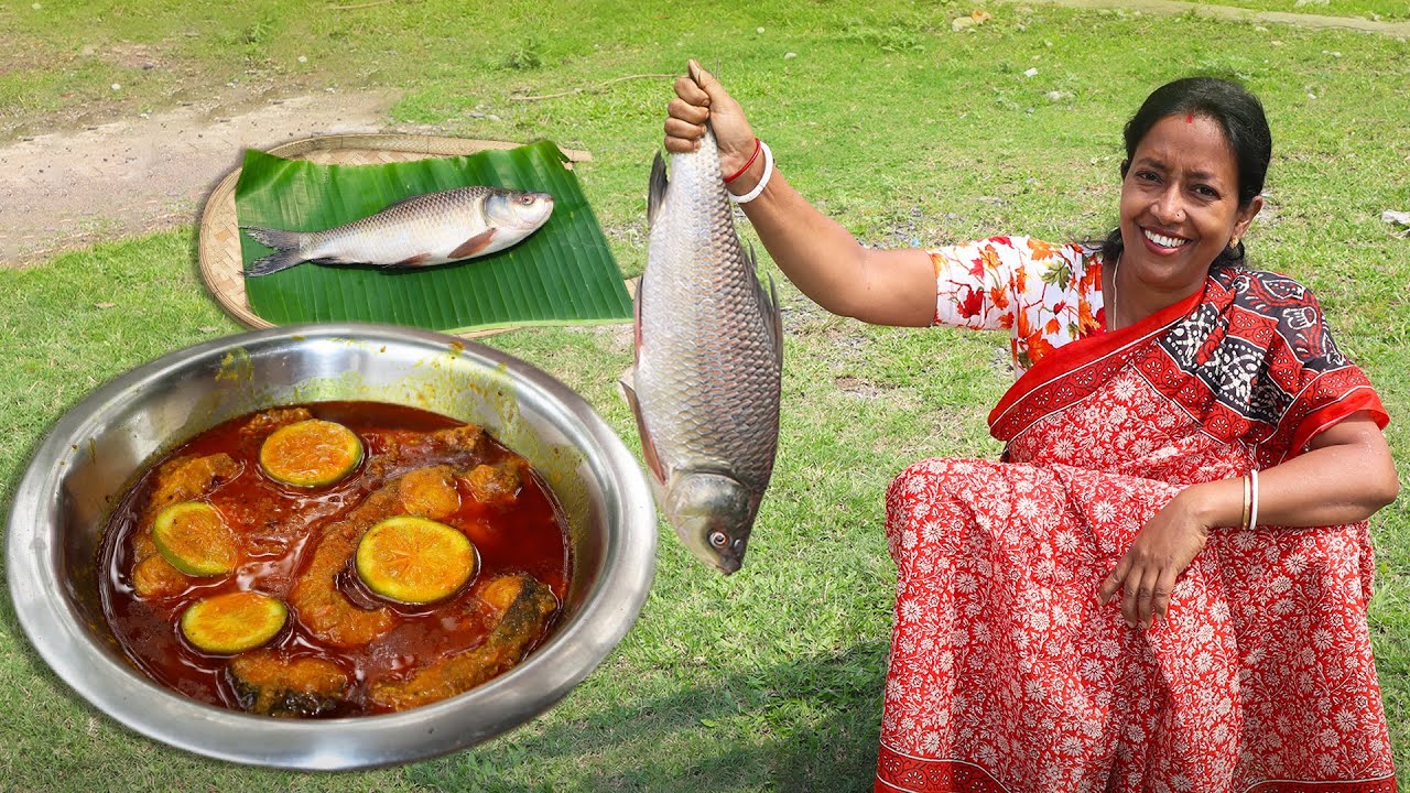 ক্রস ব্রিড কাতলা মাছের লেমন কাতলা করলাম | Lemon katla recipe