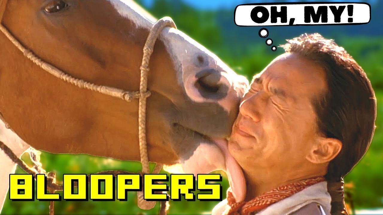 Jackie Chan Bloopers Compilation Part Tuxedo Rush Hour Shanghai Noon Skiptrace Ect