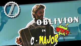 Michael Zisman - Oblivion (Astor Piazzolla) C-Major jazz tango funk bandoneon solo version