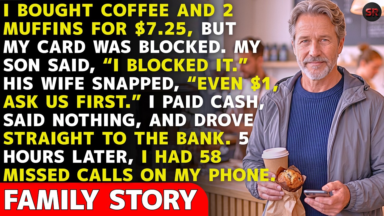 Martedì mattina, davanti al bancone del bar di Evelyn, la mia carta è stata rifiutata per un caffè e due muffin da sette dollari e venticinque. Ho chiamato mio figlio Derek. “L’ho fatta cancellare...