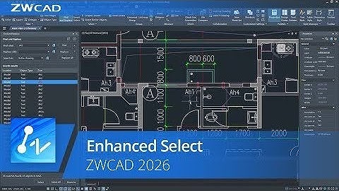 Enhanced Select | ZWCAD 2026 Official