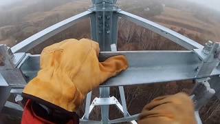 Cell tower climbing