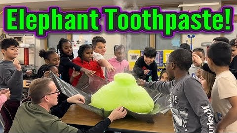 Catalytic Decomposition of H2O2: Elephant Toothpaste in RamZland!⚗️ H₂O₂ → H₂O + O₂ #STEM #RamZland