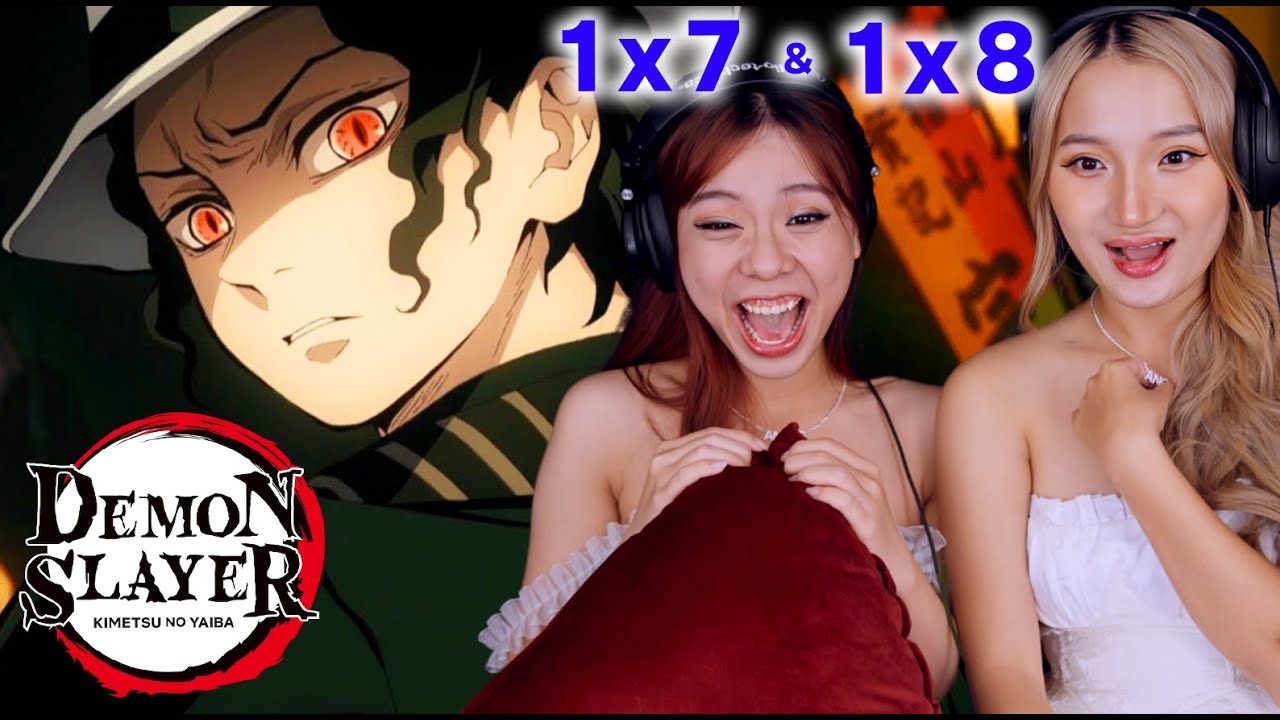 Asian Girls React | Demon Slayer | 1x7 & 1x8 (Demon Slayer Reaction)