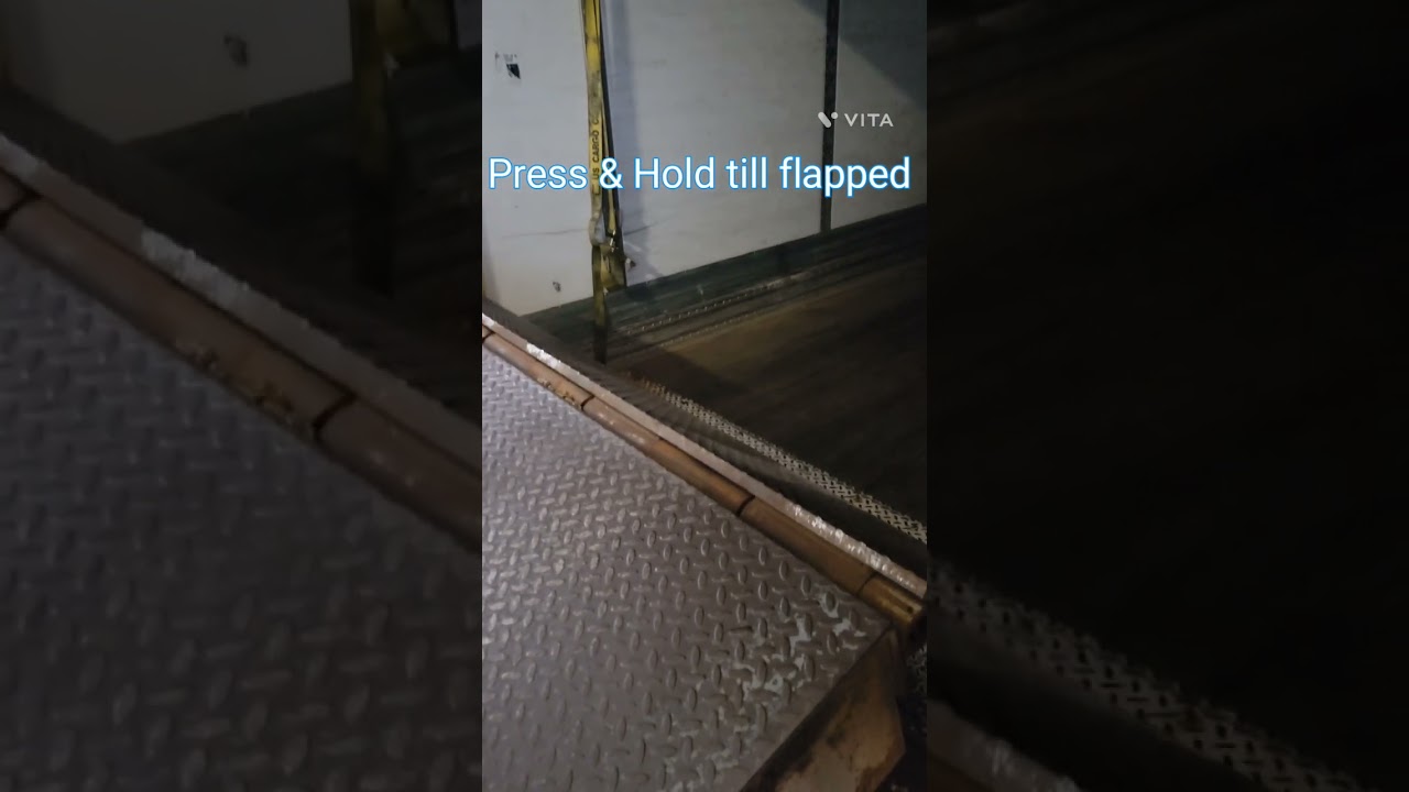 if you happen to raise dock plate