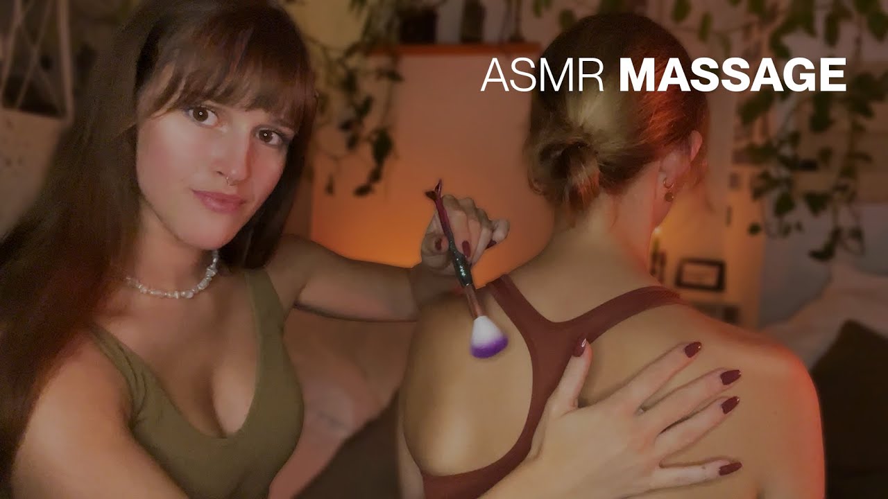 ASMR | Gentle Back Massage with Magda + scalp massage