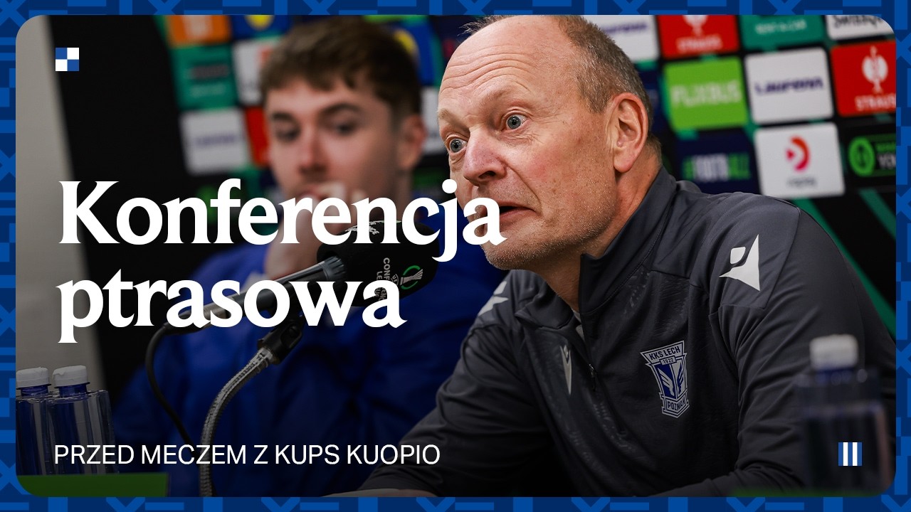 KONFERENCJA PRASOWA | Trener Niels Frederiksen i Taofeek Ismaheel przed meczem z KuPS Kuopio