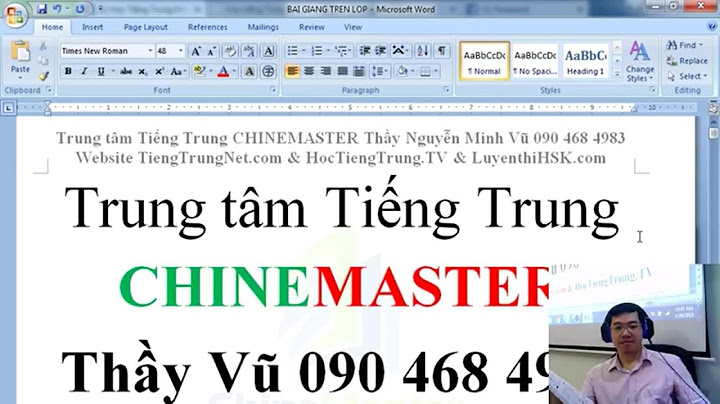 Hướng dẫn gõ tiếng trung cho win 7 năm 2024