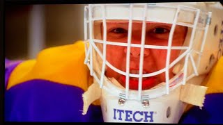 Goldberg becomes the Goalie [FULL CLIP! with growl]