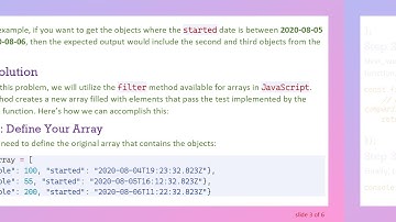 How to Filter Objects in an Array by Date Range in JavaScript