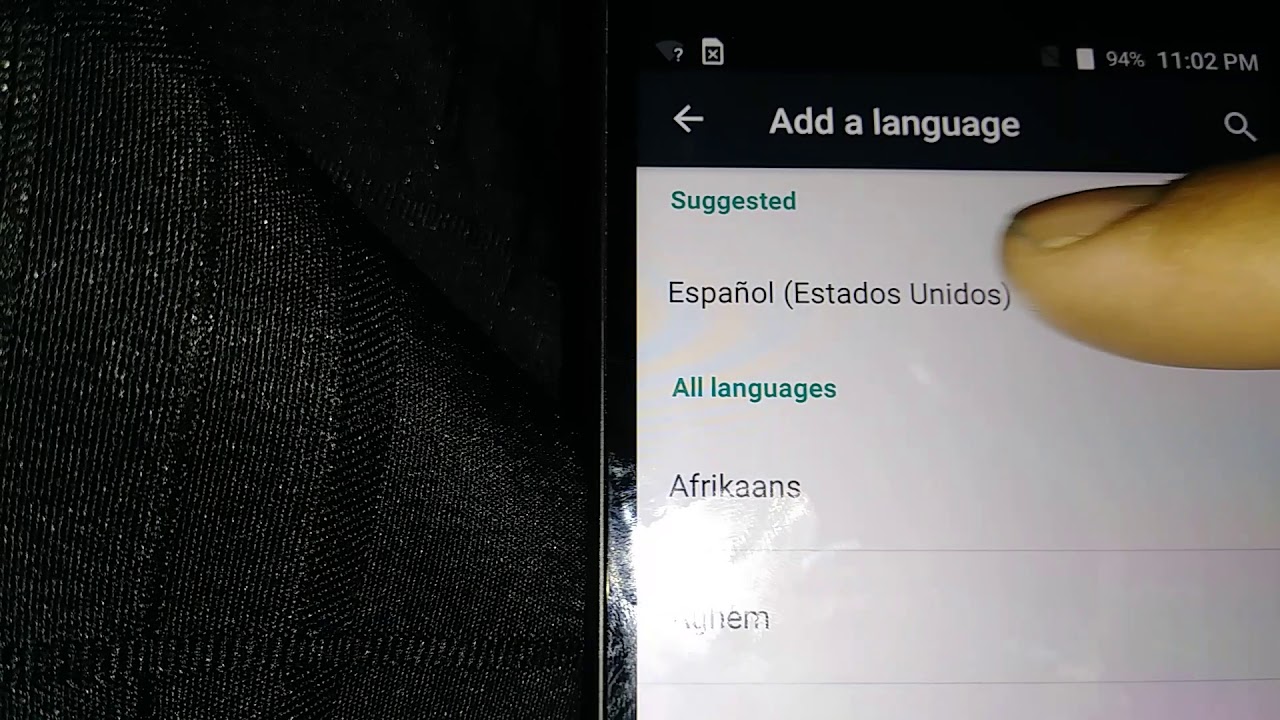 Como Cambiar idioma en cualquier telefono de ingles a Espanol - YouTube