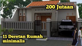Rumah modern minimalis dana 200 jutaan