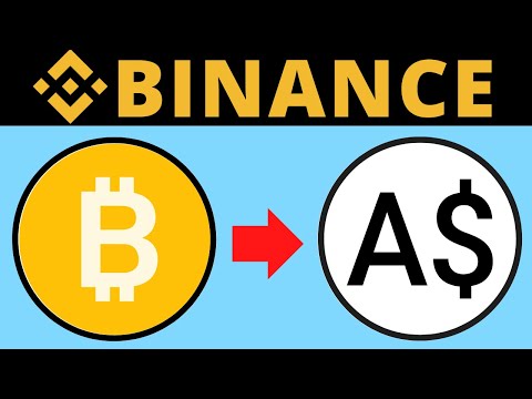 How To Convert BTC To AUD on Binance