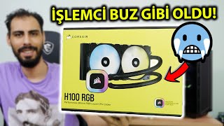 İşlemci Buz Gibi Oldu!🥶 Yeni Corsair H100 RGB Sıvı Soğutma Fiyat Performans Olabilir mi?