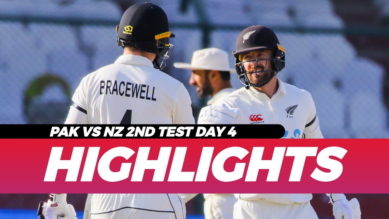 New Zealand Vs Pakistan 2nd Test Day 4 Highlights 2023 | Nz Vs Pak ...