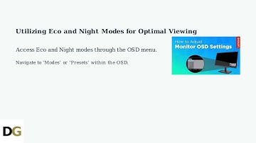 How to Turn Down Brightness on CRUA Monitor – OSD Slider, EcoNight Modes